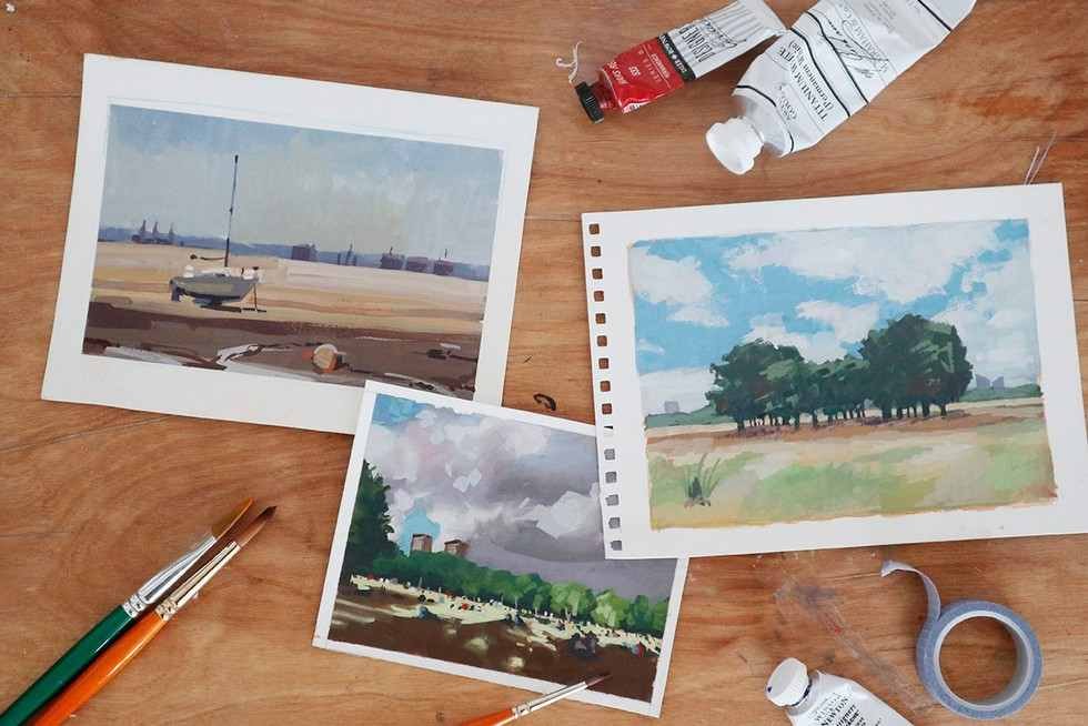 Online Gouache Painting Course | Online Gouache Painting Class