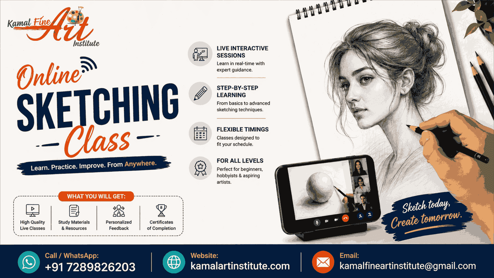 Online Sketching Class | Online Sketching Course
