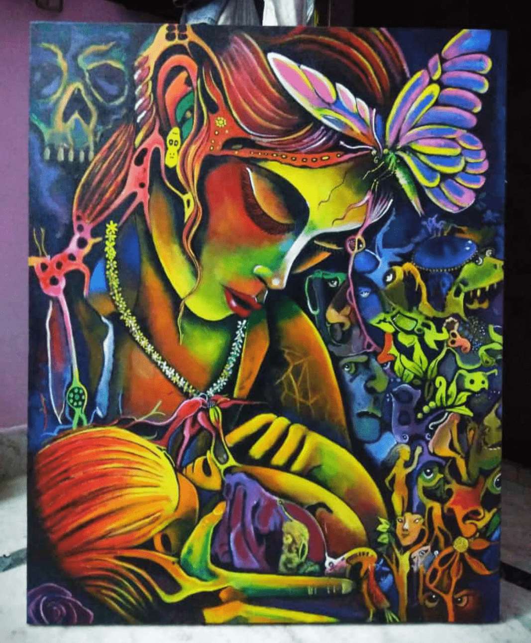 Canvas painting class